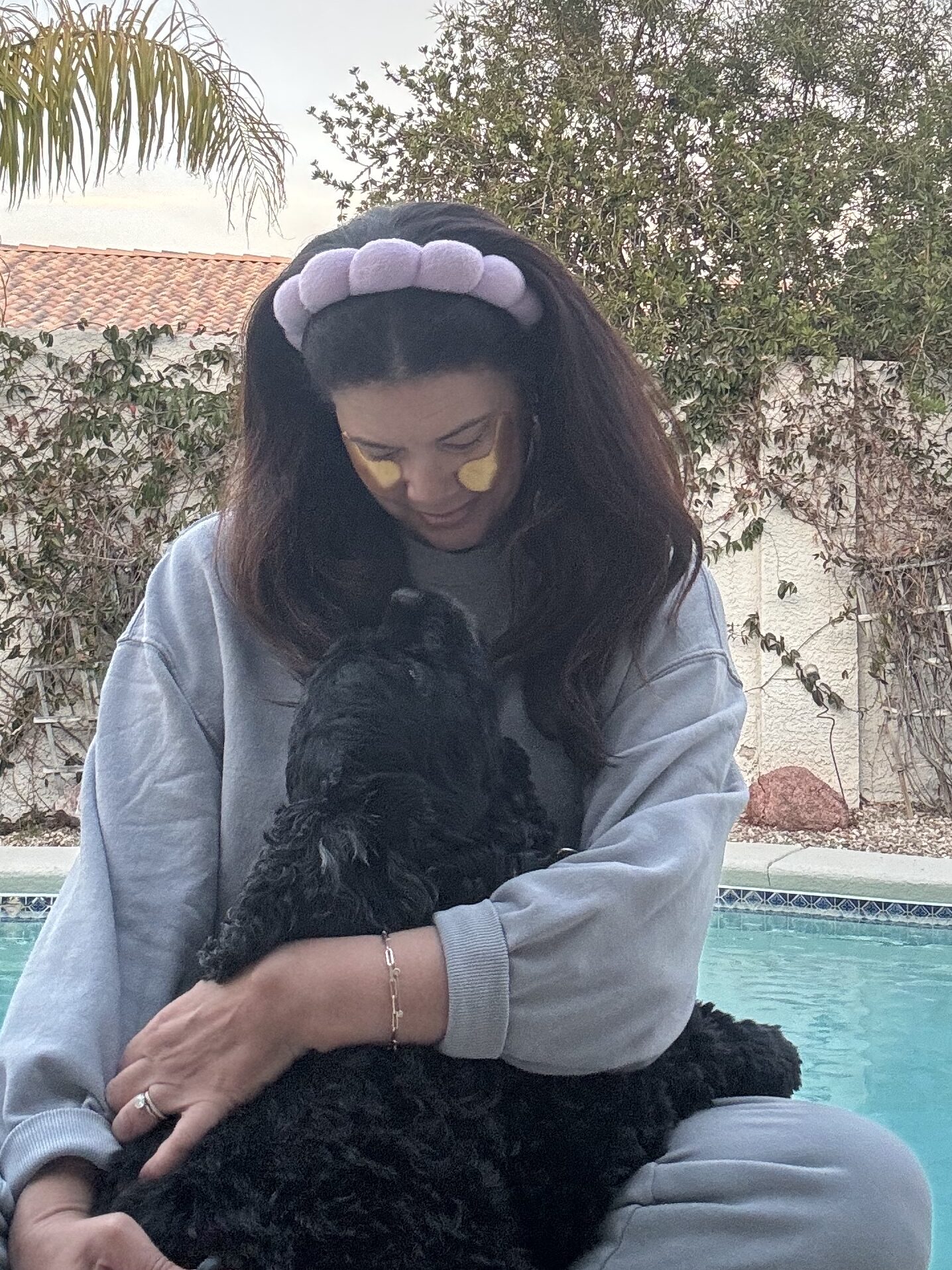 weekly eye patches reset routine